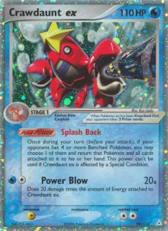 Pokémon-Karte Krebutack ex 099/110