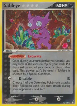 Pokémon-Karte Zobiris 010/100