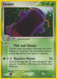 Pokémon-Karte Schlukwech 011/100