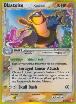 Pokémon-Karte Turtok 002/100