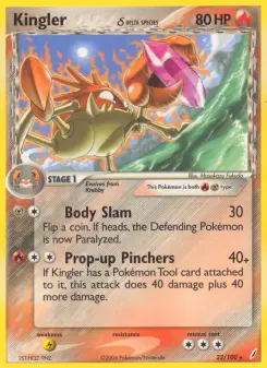 Pokémon-Karte Kingler 022/100