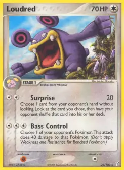 Pokémon-Karte Krakeelo 023/100