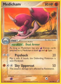Pokémon-Karte Meditalis 025/100