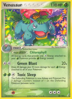 Pokémon-Karte Bisaflor 028/100