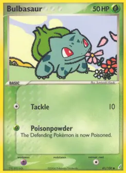 Pokémon-Karte Bisasam 045/100