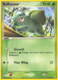Pokémon-Karte Bisasam 046/100