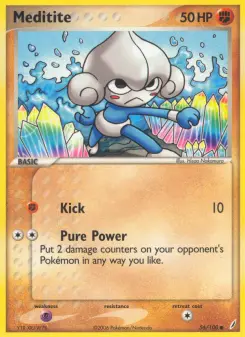 Pokémon-Karte Meditie 056/100