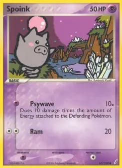 Pokémon-Karte Spoink 062/100