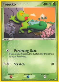 Pokémon-Karte Geckarbor 067/100