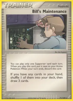 Pokémon-Karte Bills Wartung 071/100