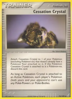 Pokémon-Karte Kristall des Stillstandes 074/100