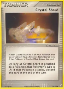 Pokémon-Karte Kristallscherbe 076/100