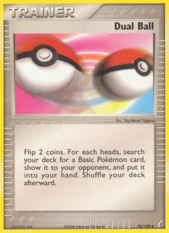 Pokémon-Karte Doppelball 078/100