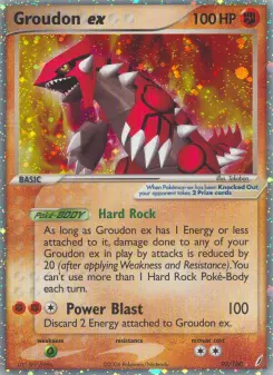 Pokémon-Karte Groudon ex 093/100