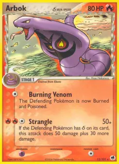 Pokémon-Karte Arbok 013/101