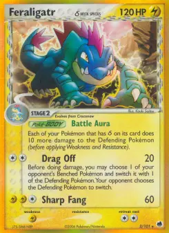 Pokémon-Karte Impergator 002/101