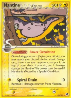 Pokémon-Karte Mantax 020/101