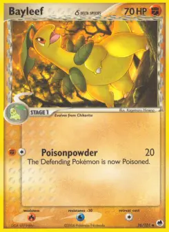 Pokémon-Karte Lorblatt 026/101