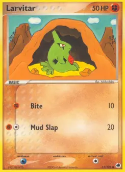 Pokémon-Karte Larvitar 051/101
