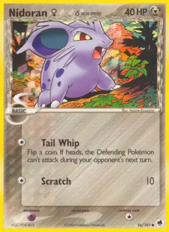 Pokémon-Karte Nidoran W 056/101