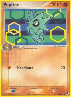 Pokémon-Karte Pupitar 058/101