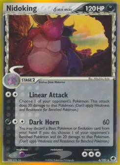 Pokémon-Karte Nidoking 006/101