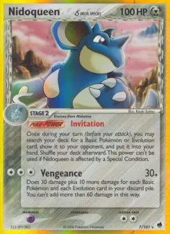 Pokémon-Karte Nidoqueen 007/101