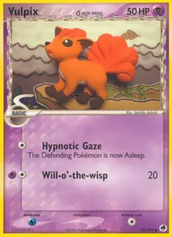 Pokémon-Karte Vulpix 070/101