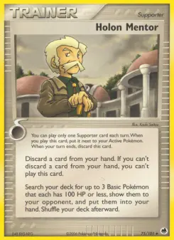 Pokémon-Karte Holon Lehrer 075/101