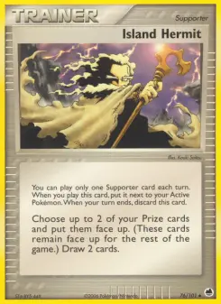 Pokémon-Karte Insel-Eremit 076/101