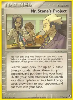 Pokémon-Karte Mr. Trumms Projekt 077/101
