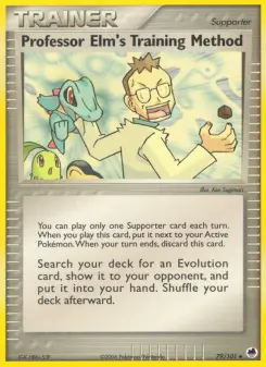 Pokémon-Karte Professor Linds Trainingsmethoden 079/101