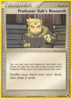 Pokémon-Karte Prof. Eichs Nachforschungen 080/101