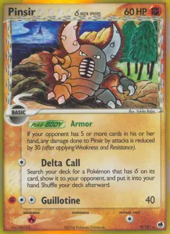 Pokémon-Karte Pinsir 009/101