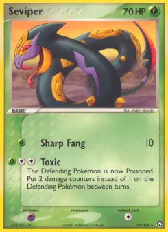 Pokémon-Karte Seviper 023/108