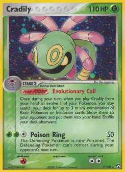 Pokémon-Karte Cradily 007/108