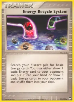 Pokémon-Karte Energy Recycle System 073/108