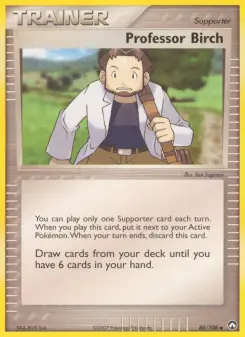 Pokémon-Karte Professor Birch 080/108