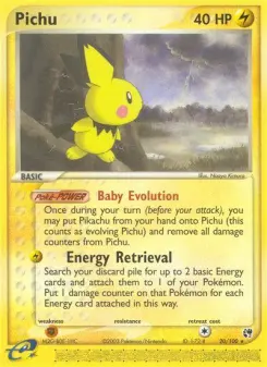 Pokémon-Karte Pichu 020/100