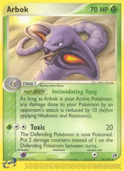 Pokémon-Karte Arbok 029/100