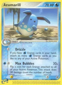 Pokémon-Karte Azumarill 030/100