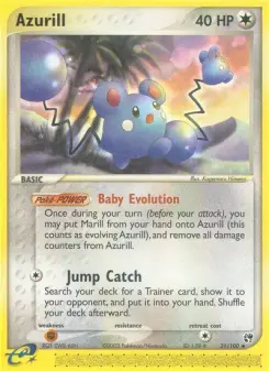 Pokémon-Karte Azurill 031/100