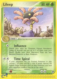 Pokémon-Karte Liliep 042/100