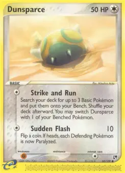 Pokémon-Karte Dummisel 060/100
