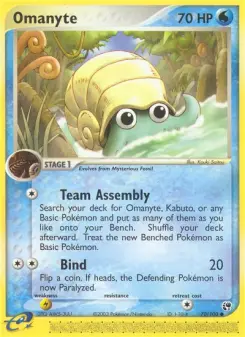 Pokémon-Karte Amonitas 070/100