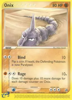 Pokémon-Karte Onix 071/100