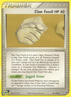 Pokémon-Karte Klauenfossil 090/100