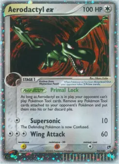 Pokémon-Karte Aerodactyl ex 094/100