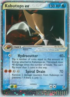 Pokémon-Karte Kabutops ex 097/100