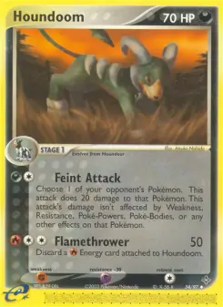 Pokémon-Karte Hundemon 034/097